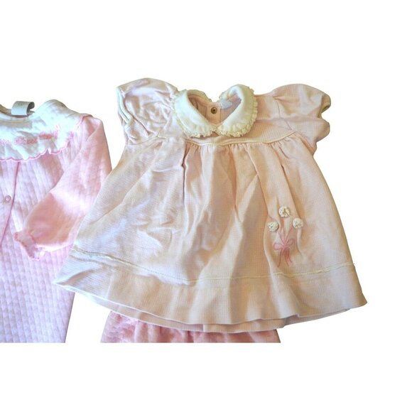 Vintage 90s Sesame Street Baby Carter's Pink Cottagecore Bundle Size 18 Months - Picture 2 of 8